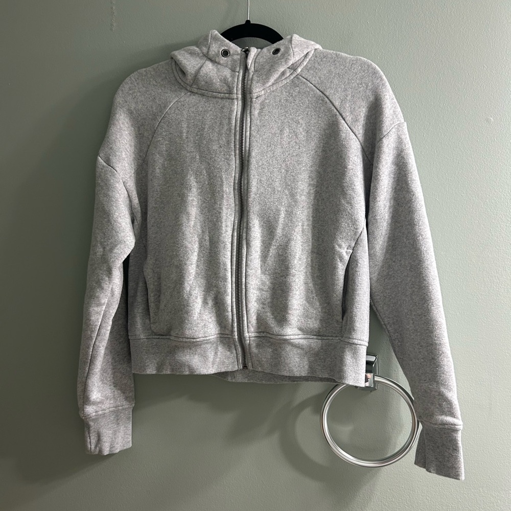 Pure barre Pilates zip up grey hoodie - Picture 6 of 7
